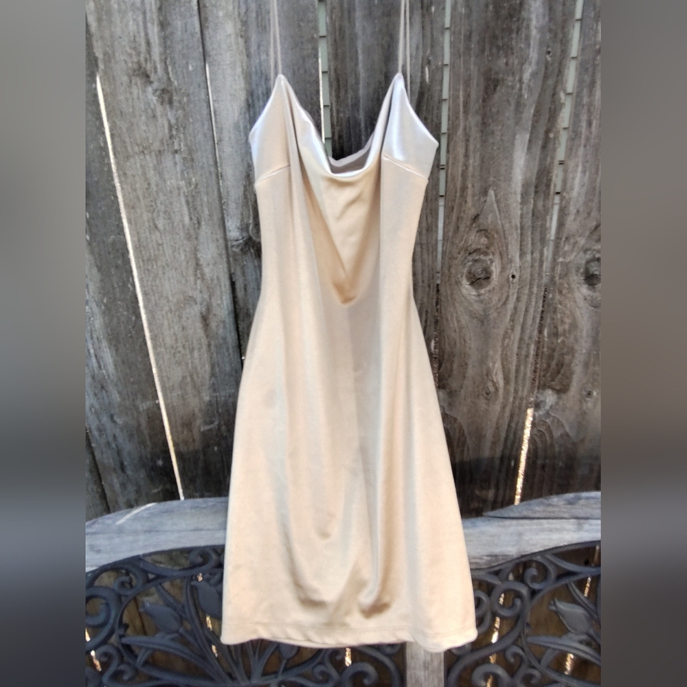 Glare made in Mexico sz small gold women's dress